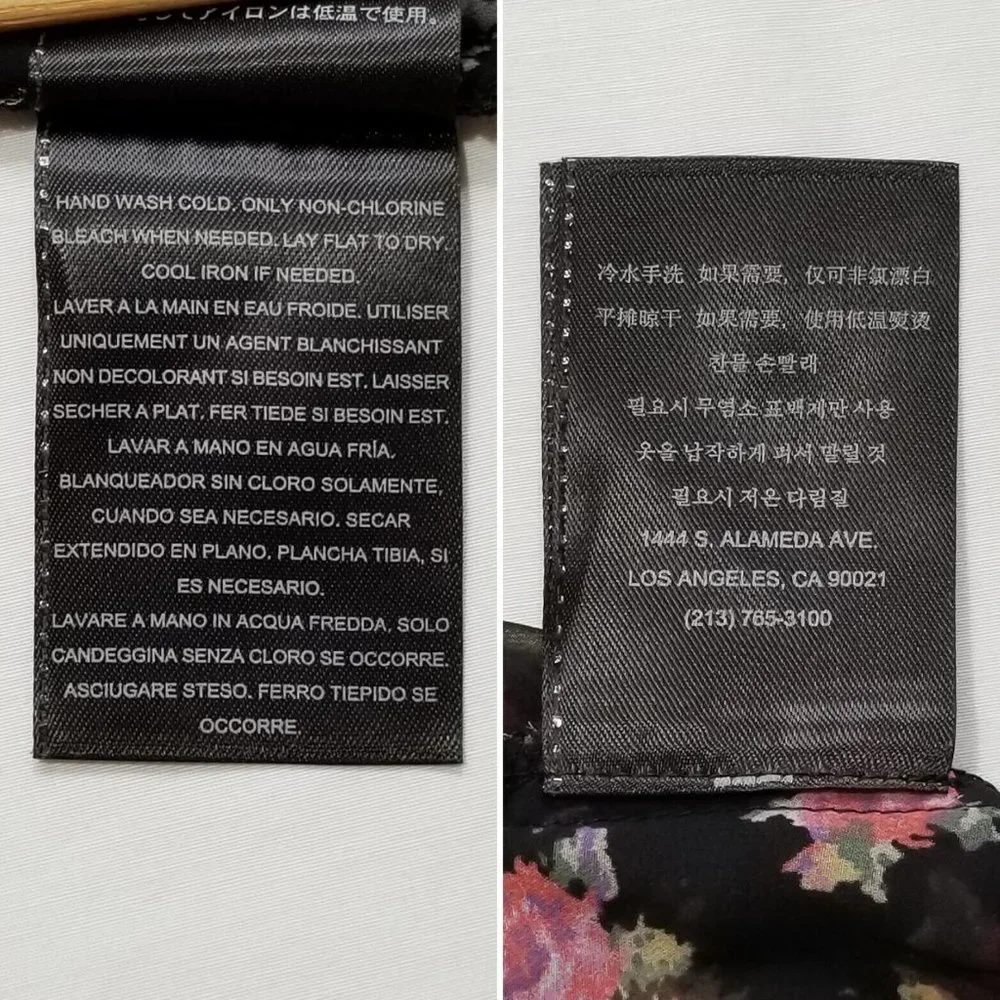 GUESS Chiffon Top Blouse 5854E1M - Picture 14 of 15